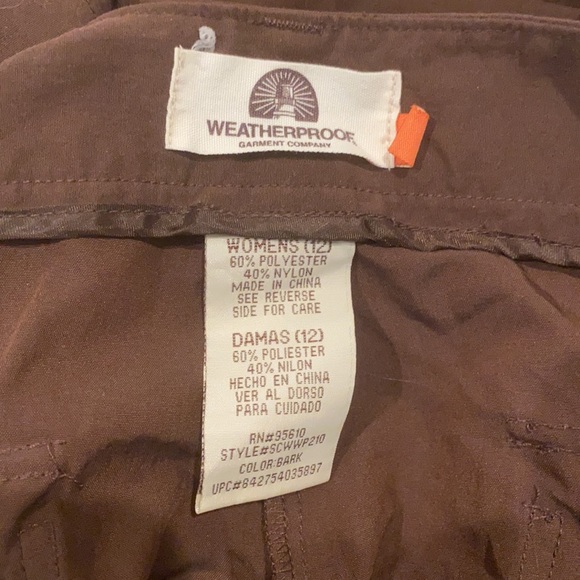 Women’s brown weatherproof shorts - Picture 4 of 4